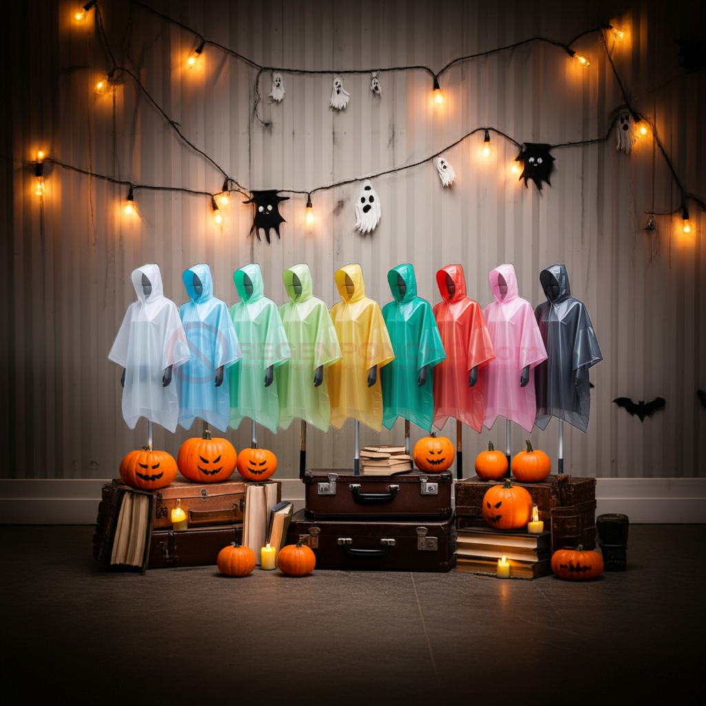 Disposable Transparent Rain Poncho – Wholesale from 0.49€ for festivals, clubs & events