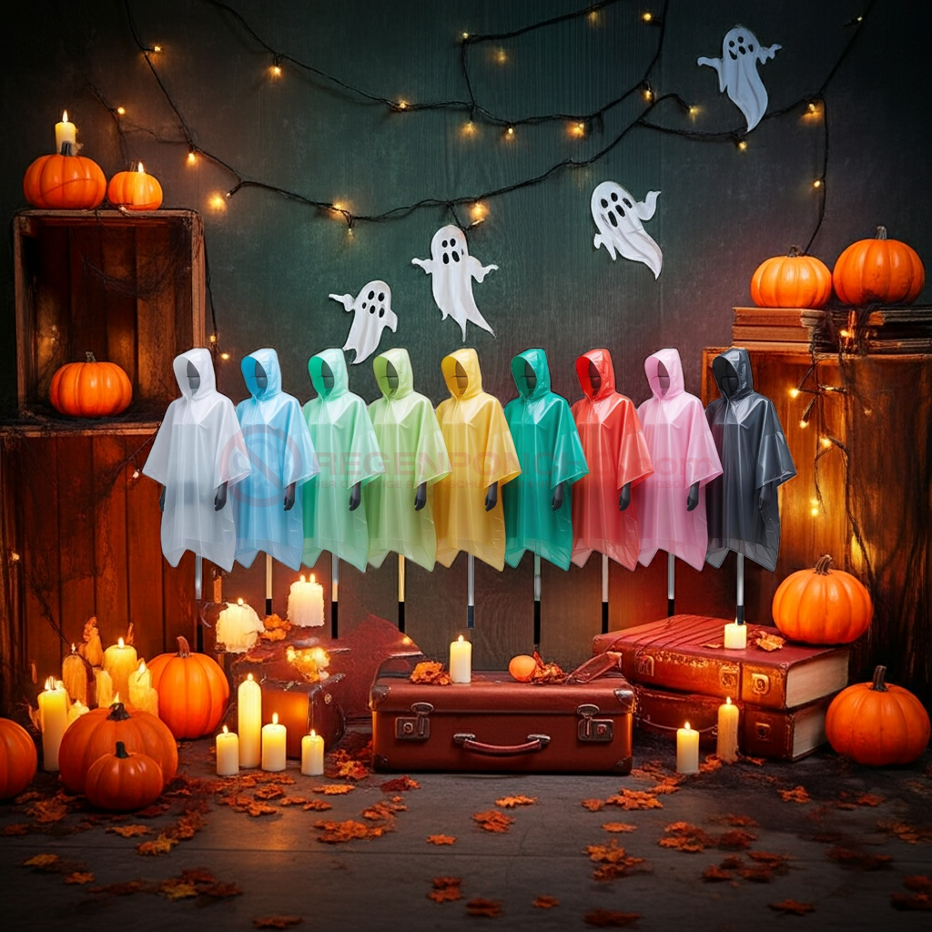Disposable Transparent Rain Poncho – Wholesale from 0.49€ for festivals, clubs & events