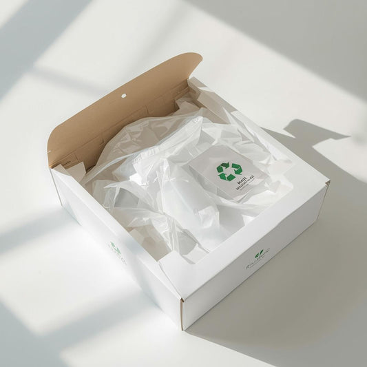 Biologisch abbaubarer, transparenter Regenponcho in umweltfreundlicher Recycling-Verpackung. Nachhaltiger Einweg-Poncho aus abbaubarem Material – ideal für umweltbewusste Events und Firmen in Deutschland.