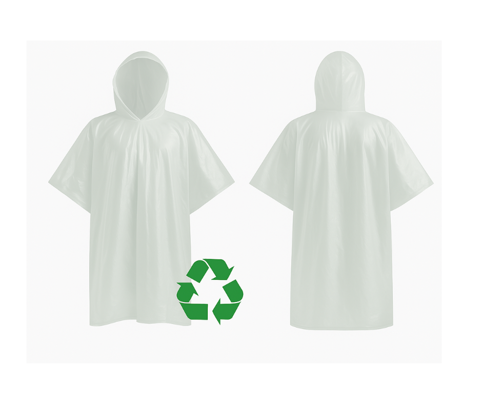 Rain poncho: stylish environmental protection