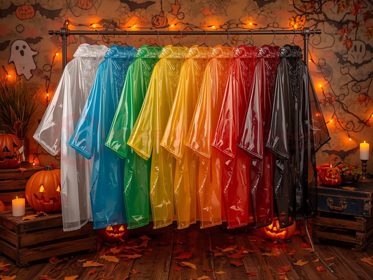 Disposable Transparent Rain Poncho – Wholesale from 0.49€ for festivals, clubs &amp; events