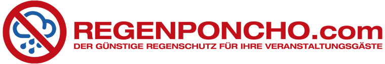 Regenponcho Logo – Regenschutz für Events und Großhandel