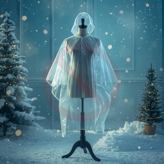 wiederverwendbarer-regenponcho-transparent-winter